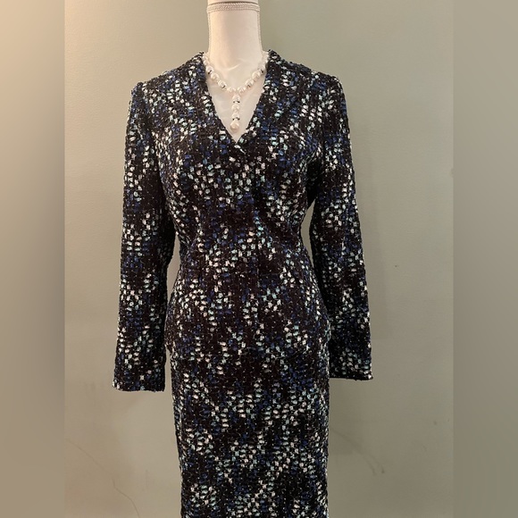 Kay Unger Metallic Evening Suit - Size 12 - Picture 5 of 5